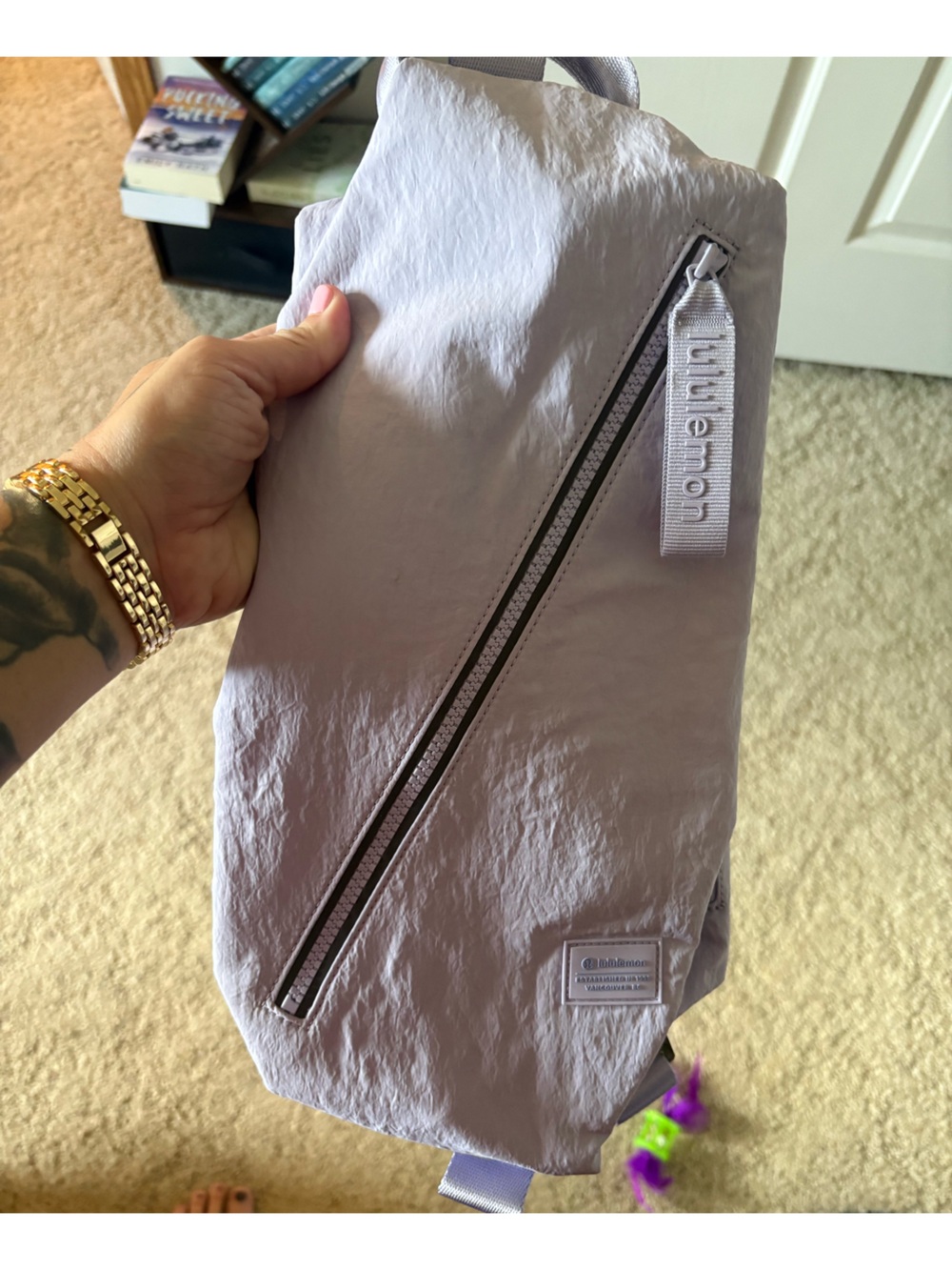 lululemon athletica Lavender Men’s Sling Belt Bag
